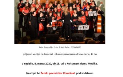 Koncert v Metliki ob mednarodnem dnevu žensk
