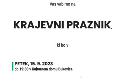 Koncert ob prazniku krajevne skupnosti Bukovica-Volčja Draga