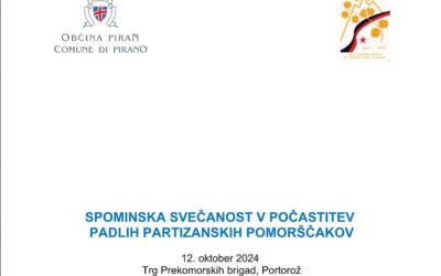 Nastop na Spominski svečanosti v počastitev padlih partizanskih pomorščakov