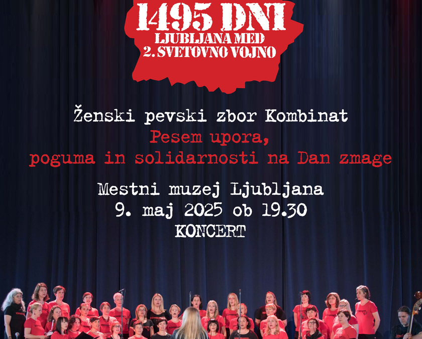 ŽPZ Kombinat s pesmijo upora, poguma in solidarnosti na Dan zmage