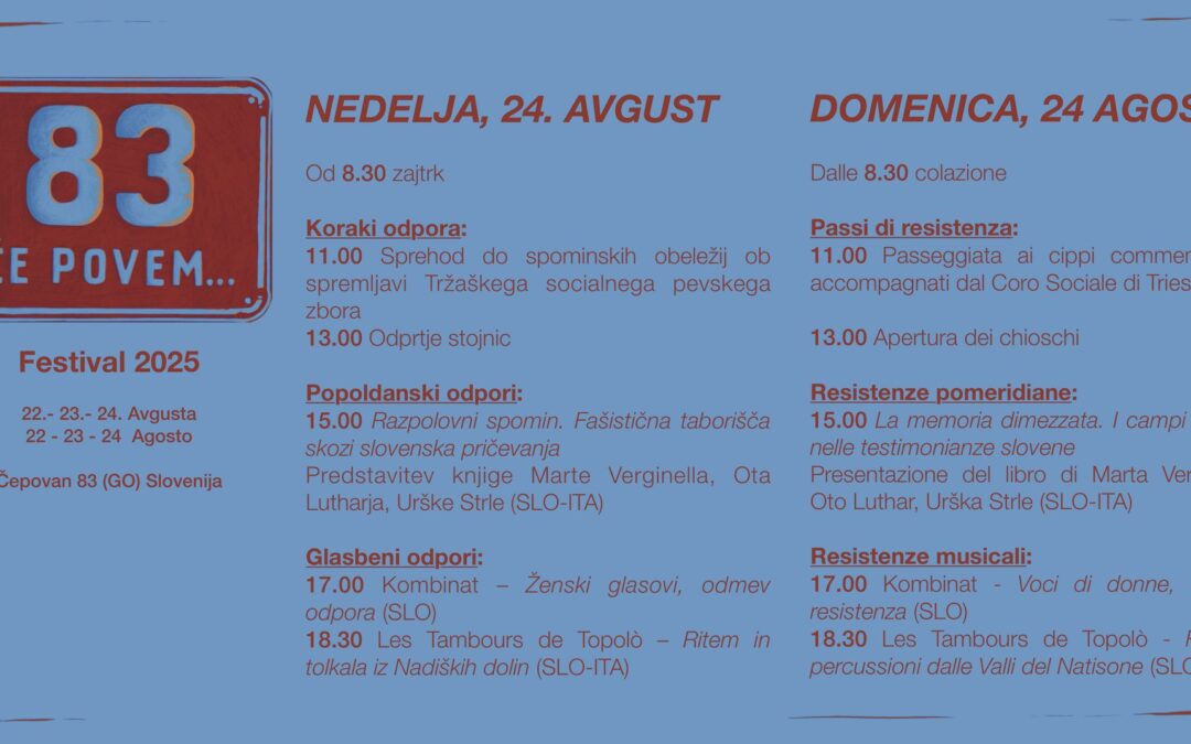 Nastop na Če povem Festivalu 2025